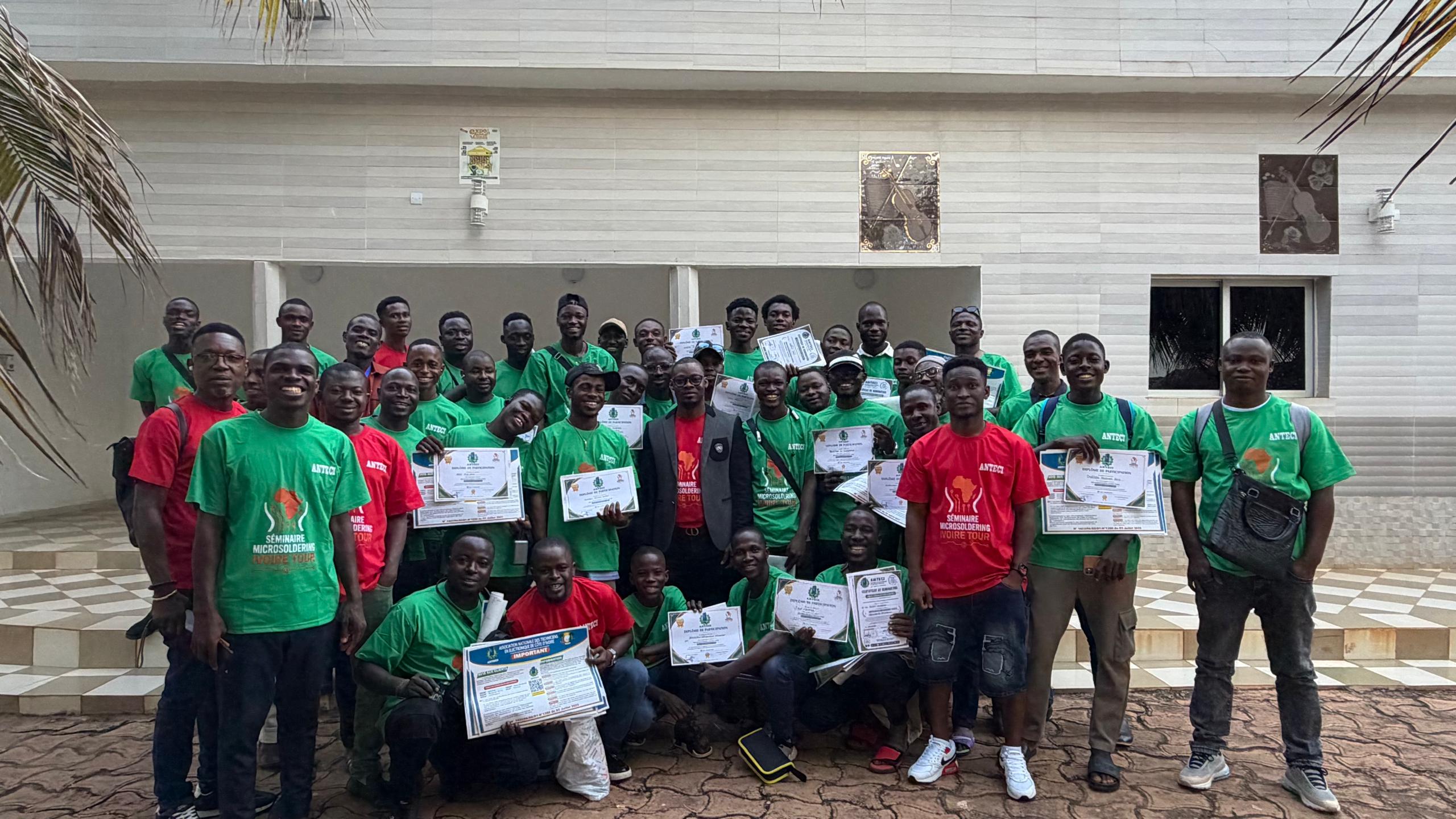 Microsoudure ivoire tour